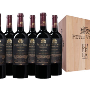 Petit Vega '18 Meses en Barrica' Ribera del Duero DO - kist met 6 flessen