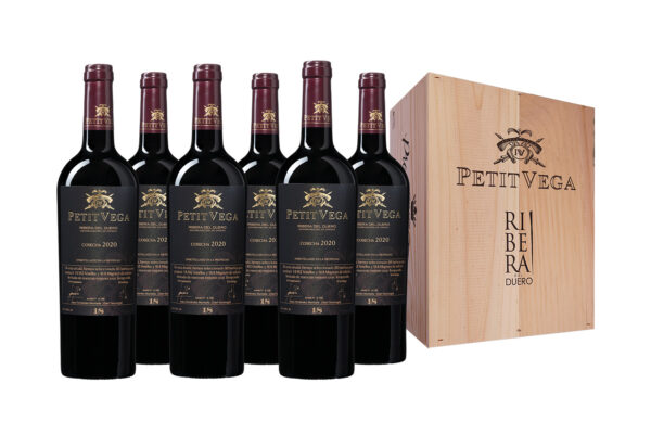Petit Vega '18 Meses en Barrica' Ribera del Duero DO - kist met 6 flessen