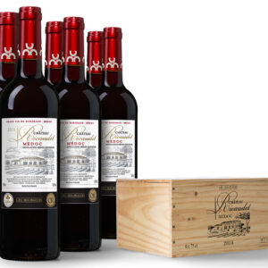 Château Ricaudet Médoc Cru Bourgeois - kist met 6 flessen