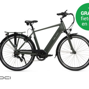 Elektrische fiets Veloci Vivid hoge instap batterij 70 tot 140 km maat 51 + gratis fietstas en slot