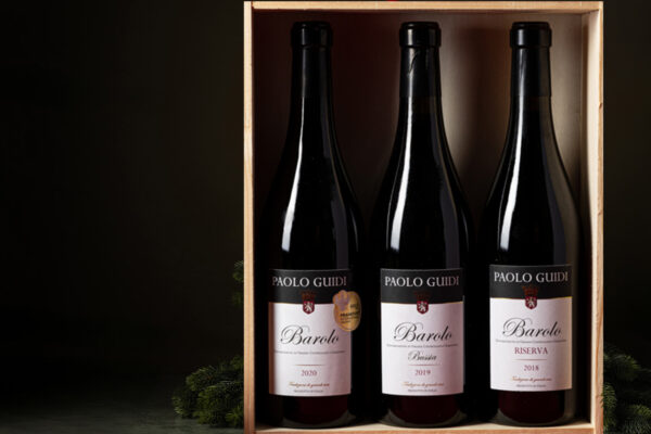 Barolo Collectie – kist met 3 flessen