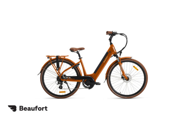 Elektrische stadsfiets Betty - oranje - W52