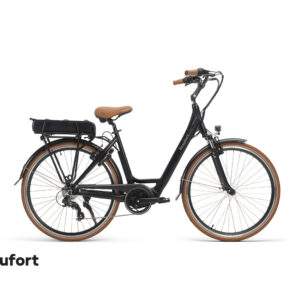 Elektrische stadsfiets Birgit - zwart - W48