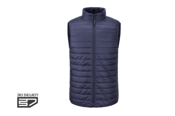 Verwarmde bodywarmer voor heren 30seven - marineblauw S