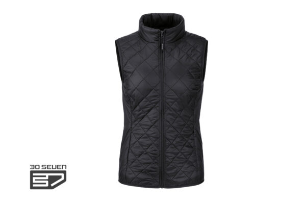 Verwarmde bodywarmer voor dames 30seven -  zwart L