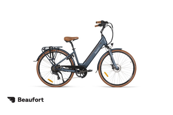 Elektrische stadsfiets Britt - grijs - W44 - 10 Ah