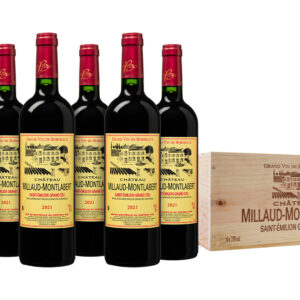 Château Millaud Montlabert - kist met 6 flessen