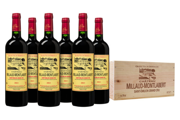 Château Millaud Montlabert - kist met 6 flessen