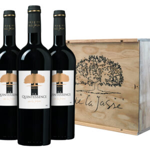 Domaine de la Jasse La Quintessence ? kist met 3 flessen