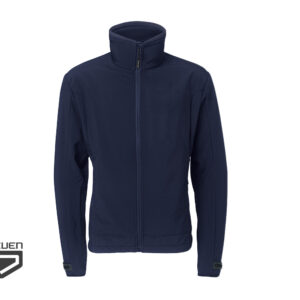 Verwarmde softshell herenjas 30seven - marineblauw XL