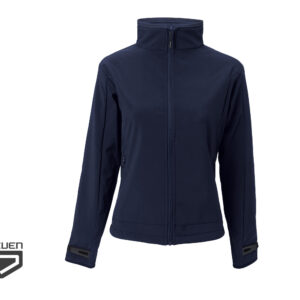 Verwarmde softshell damesjas 30seven - marineblauw M
