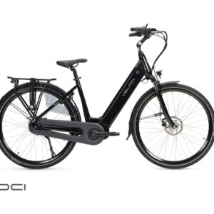 Elektrische fiets Veloci Solid lage instap batterij 60 tot 120 km maat 44
