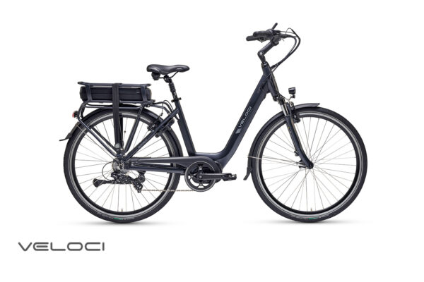 Elektrische fiets Veloci Spirit lage instap batterij 70 tot 140 km maat 52