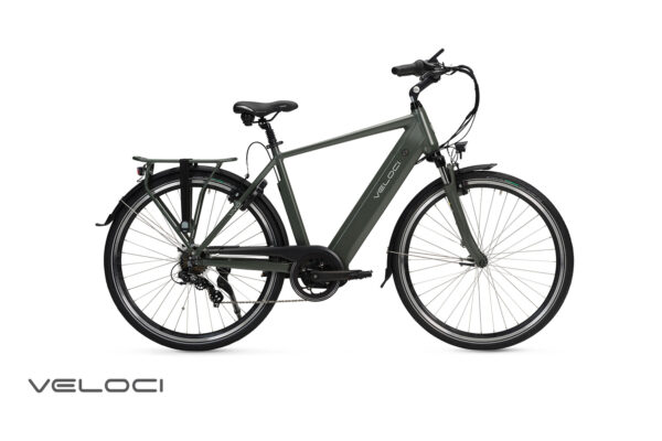 Elektrische fiets Veloci Vivid hoge instap batterij 60 tot 120 km maat 51