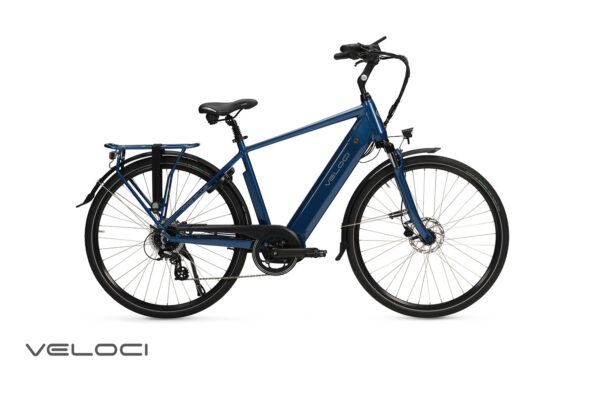 Elektrische fiets Veloci Vivid Plus hoge instap batterij 70 tot 140 km maat 54